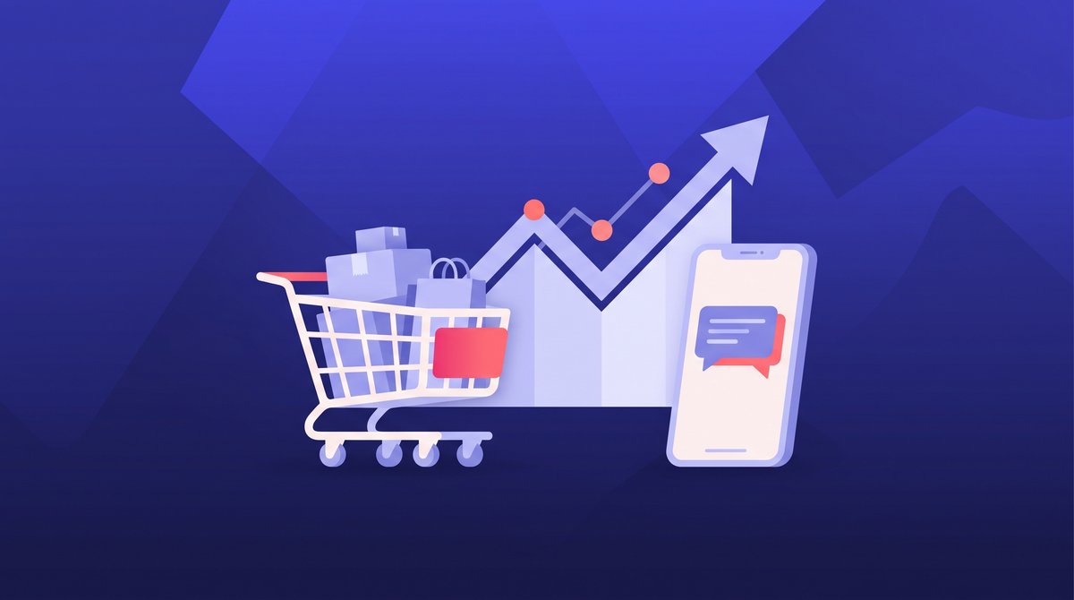 Abandoned cart SMS recovery-rate benchmarks from real stores